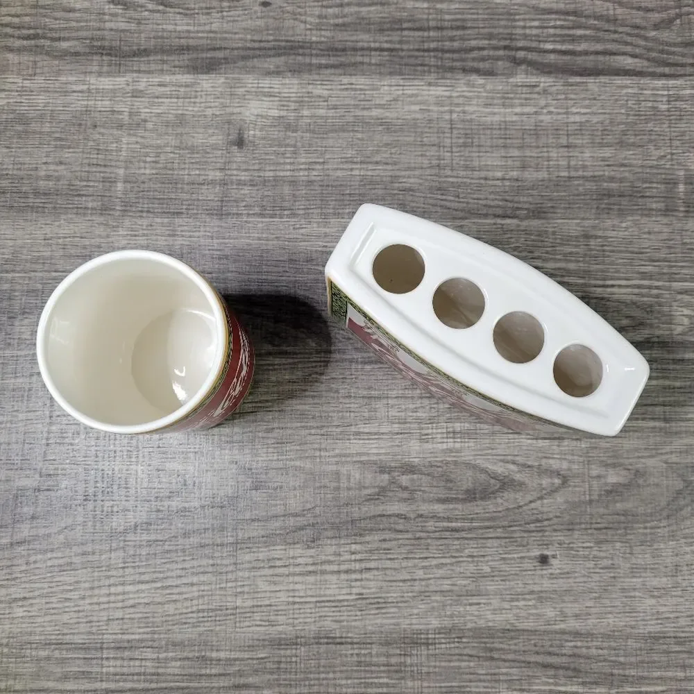 Coca-Cola Toothbrush‎ Holder and Tumbler Set